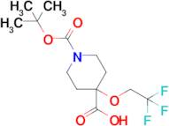 1-[(tert-butoxy)carbonyl]-4-(2,2,2-trifluoroethoxy)piperidine-4-carboxylic acid