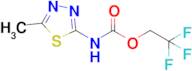 2,2,2-Trifluoroethyl n-(5-methyl-1,3,4-thiadiazol-2-yl)carbamate