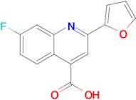 7-Fluoro-2-(furan-2-yl)quinoline-4-carboxylic acid