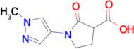 1-(1-Methyl-1h-pyrazol-4-yl)-2-oxopyrrolidine-3-carboxylic acid