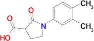 1-(3,4-Dimethylphenyl)-2-oxopyrrolidine-3-carboxylic acid