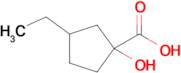 3-Ethyl-1-hydroxycyclopentane-1-carboxylic acid