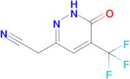 2-[6-oxo-5-(trifluoromethyl)-1,6-dihydropyridazin-3-yl]acetonitrile