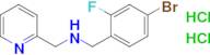 [(4-bromo-2-fluorophenyl)methyl](pyridin-2-ylmethyl)amine dihydrochloride