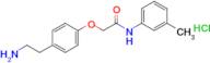 2-[4-(2-aminoethyl)phenoxy]-n-(3-methylphenyl)acetamide hydrochloride