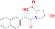 4-Hydroxy-1-[2-(naphthalen-2-yl)acetyl]pyrrolidine-2-carboxylic acid