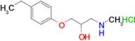 [3-(4-ethylphenoxy)-2-hydroxypropyl](methyl)amine hydrochloride