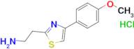 2-[4-(4-methoxyphenyl)-1,3-thiazol-2-yl]ethan-1-amine hydrochloride