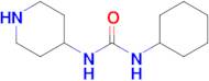 3-Cyclohexyl-1-(piperidin-4-yl)urea
