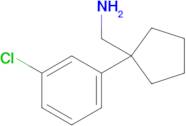 [1-(3-chlorophenyl)cyclopentyl]methanamine