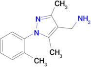 [3,5-dimethyl-1-(2-methylphenyl)-1h-pyrazol-4-yl]methanamine