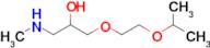 {2-hydroxy-3-[2-(propan-2-yloxy)ethoxy]propyl}(methyl)amine