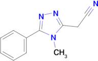 2-(4-Methyl-5-phenyl-4h-1,2,4-triazol-3-yl)acetonitrile