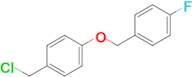 1-[4-(chloromethyl)phenoxymethyl]-4-fluorobenzene