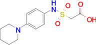 2-{[4-(piperidin-1-yl)phenyl]sulfamoyl}acetic acid