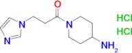 1-(4-Aminopiperidin-1-yl)-3-(1h-imidazol-1-yl)propan-1-one dihydrochloride