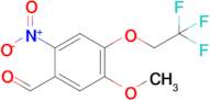 5-Methoxy-2-nitro-4-(2,2,2-trifluoroethoxy)benzaldehyde