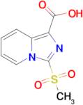 3-Methanesulfonylimidazo[1,5-a]pyridine-1-carboxylic acid