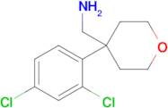 [4-(2,4-dichlorophenyl)oxan-4-yl]methanamine