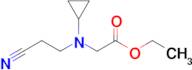 Ethyl 2-[(2-cyanoethyl)(cyclopropyl)amino]acetate