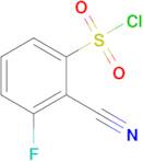 2-Cyano-3-fluorobenzene-1-sulfonyl chloride