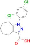 1-(2,4-Dichlorophenyl)-1h,4h,5h,6h,7h,8h-cyclohepta[c]pyrazole-3-carboxylic acid