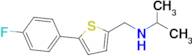 {[5-(4-fluorophenyl)thiophen-2-yl]methyl}(propan-2-yl)amine