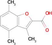 3,4,7-Trimethyl-1-benzofuran-2-carboxylic acid