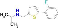 {[5-(2-fluorophenyl)thiophen-2-yl]methyl}(propan-2-yl)amine