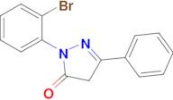 1-(2-Bromophenyl)-3-phenyl-4,5-dihydro-1h-pyrazol-5-one