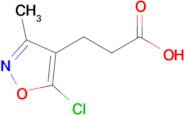 3-(5-Chloro-3-methyl-1,2-oxazol-4-yl)propanoic acid