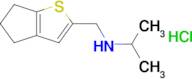 {4h,5h,6h-cyclopenta[b]thiophen-2-ylmethyl}(propan-2-yl)amine hydrochloride