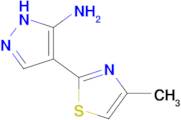 4-(4-Methyl-1,3-thiazol-2-yl)-1h-pyrazol-5-amine