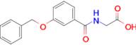 2-{[3-(benzyloxy)phenyl]formamido}acetic acid