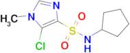 5-Chloro-n-cyclopentyl-1-methyl-1h-imidazole-4-sulfonamide