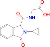 2-[(2-cyclopropyl-3-oxo-2,3-dihydro-1h-isoindol-1-yl)formamido]acetic acid