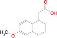 2-(6-Methoxy-1,2,3,4-tetrahydronaphthalen-1-yl)acetic acid