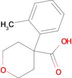4-(2-Methylphenyl)oxane-4-carboxylic acid