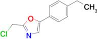 2-(Chloromethyl)-5-(4-ethylphenyl)-1,3-oxazole