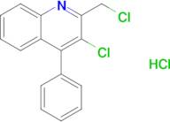 3-Chloro-2-(chloromethyl)-4-phenylquinoline hydrochloride