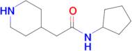 n-Cyclopentyl-2-(piperidin-4-yl)acetamide