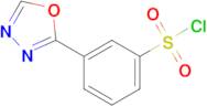 3-(1,3,4-Oxadiazol-2-yl)benzene-1-sulfonyl chloride