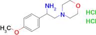 1-(4-Methoxyphenyl)-2-(morpholin-4-yl)ethan-1-amine dihydrochloride