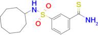 3-(Cyclooctylsulfamoyl)benzene-1-carbothioamide