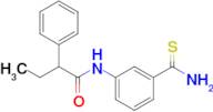 n-(3-Carbamothioylphenyl)-2-phenylbutanamide