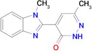 6-Methyl-4-(1-methyl-1h-1,3-benzodiazol-2-yl)-2,3-dihydropyridazin-3-one