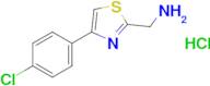 [4-(4-chlorophenyl)-1,3-thiazol-2-yl]methanamine hydrochloride