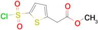 Methyl 2-[5-(chlorosulfonyl)thiophen-2-yl]acetate