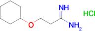 3-(Cyclohexyloxy)propanimidamide hydrochloride