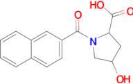 4-Hydroxy-1-(naphthalene-2-carbonyl)pyrrolidine-2-carboxylic acid